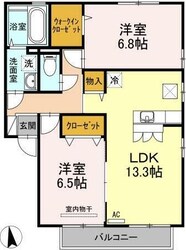 セジュール　マホロ　Ｂ棟の物件間取画像